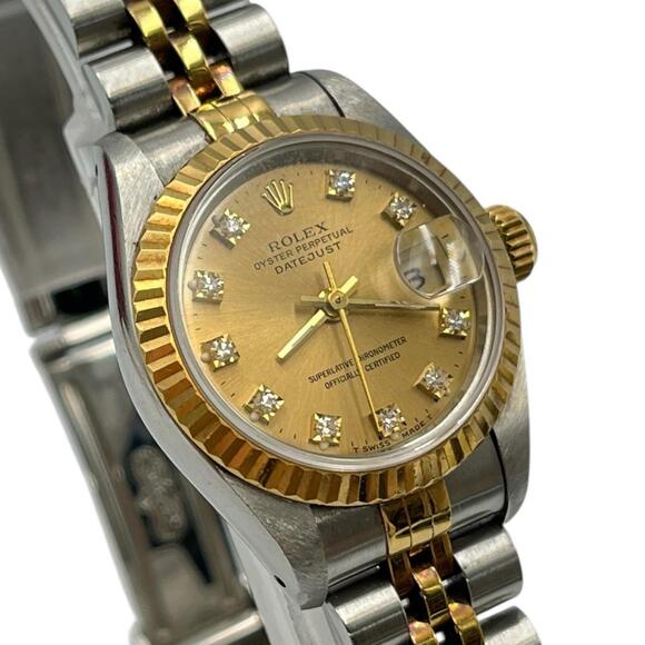 Rolex Datejust Watch 69173G with 10 Diamonds, Stainless Steel and Yellow Gold... - Picture 5 of 10